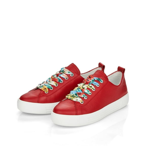 Remonte Women's D0900-34 Lace-Up Sneakers, Red, Size EU 39