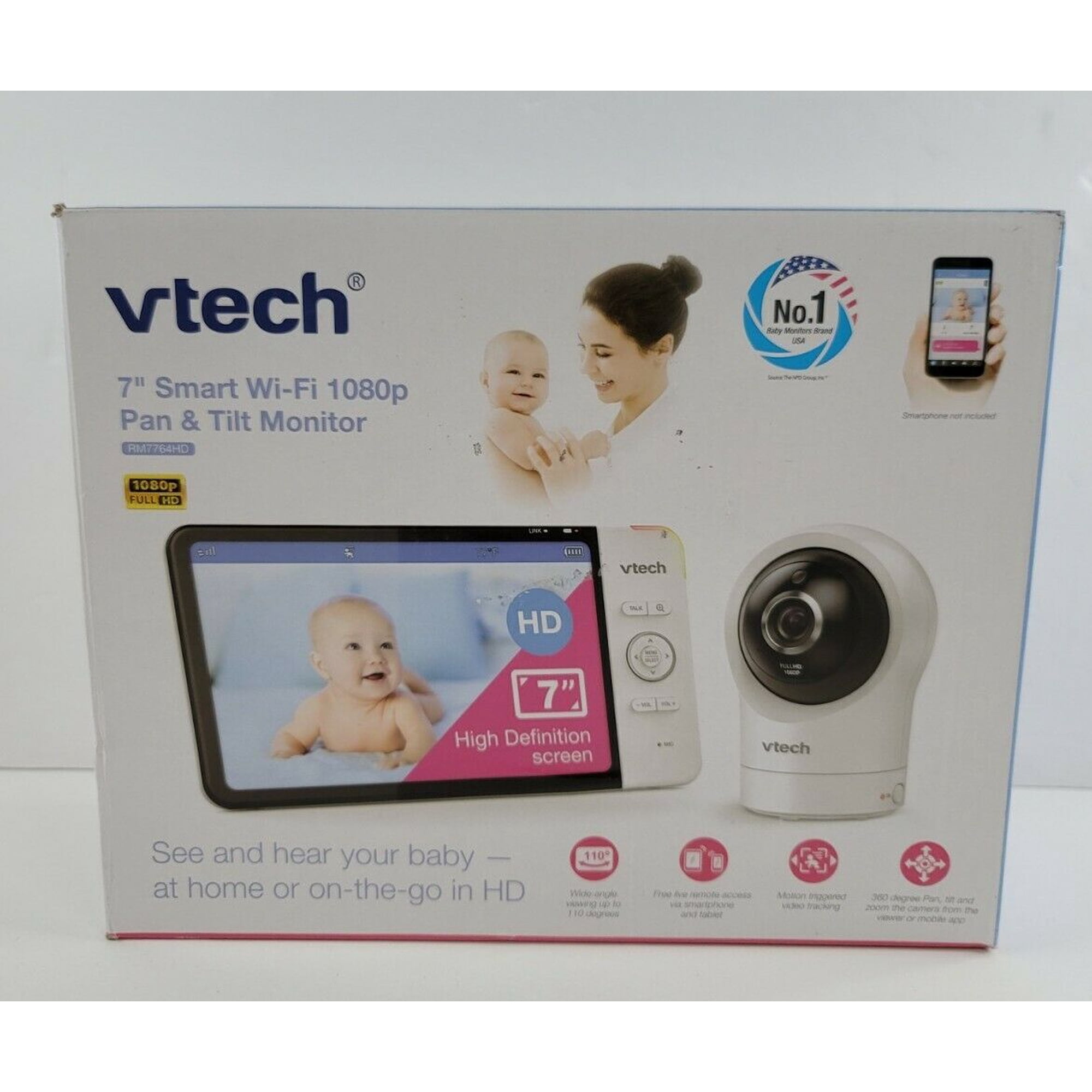 VTech Digital Video Monitor with Remote Access 7" - RM7764HD