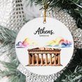 thumbnail image 2 of Athens Greece Parthenon Christmas Ornament, Collection of City Travel Souvenirs for Family and Friends, Christmas Tree Ornament City Travel, Trips of The Year, Christmas Ornament 2025, 2 of 5