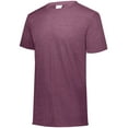 thumbnail image 2 of Augusta Youth Tri-Blend T-Shirt 3066 Maroon Heather L, 2 of 2