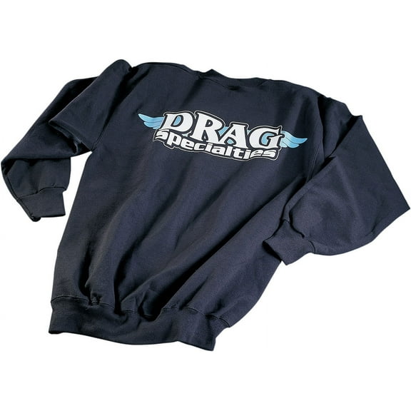 Drag Specialties Mens Pullover Sweatshirt Black MD