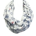 thumbnail image 7 of Wrapables? Lightweight Vintage Bicycle Infinity Scarf, White, 7 of 7