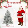 Costway 4.5 FT PreLit Artificial Christmas Tree with 279 PVC & Pine