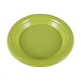 thumbnail image 1 of Nvzi 20Pcs 7in Plastic Dinner Plates, Disposable Plates Bulk Pack, Party Plates for BBQ, Picnic, Parties, Travel and Events, Microwavable Recyclable（Green B）, 1 of 1