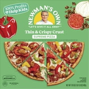 Newman's Own Thin & Crispy Crust Supreme Pizza 17 oz (Frozen)
