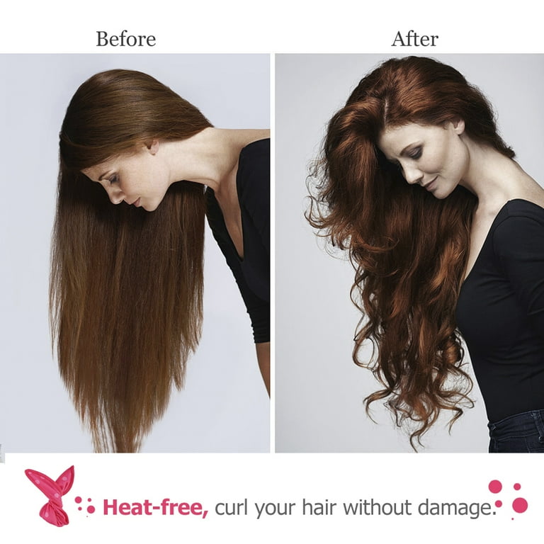 Foam curlers clearance before and after