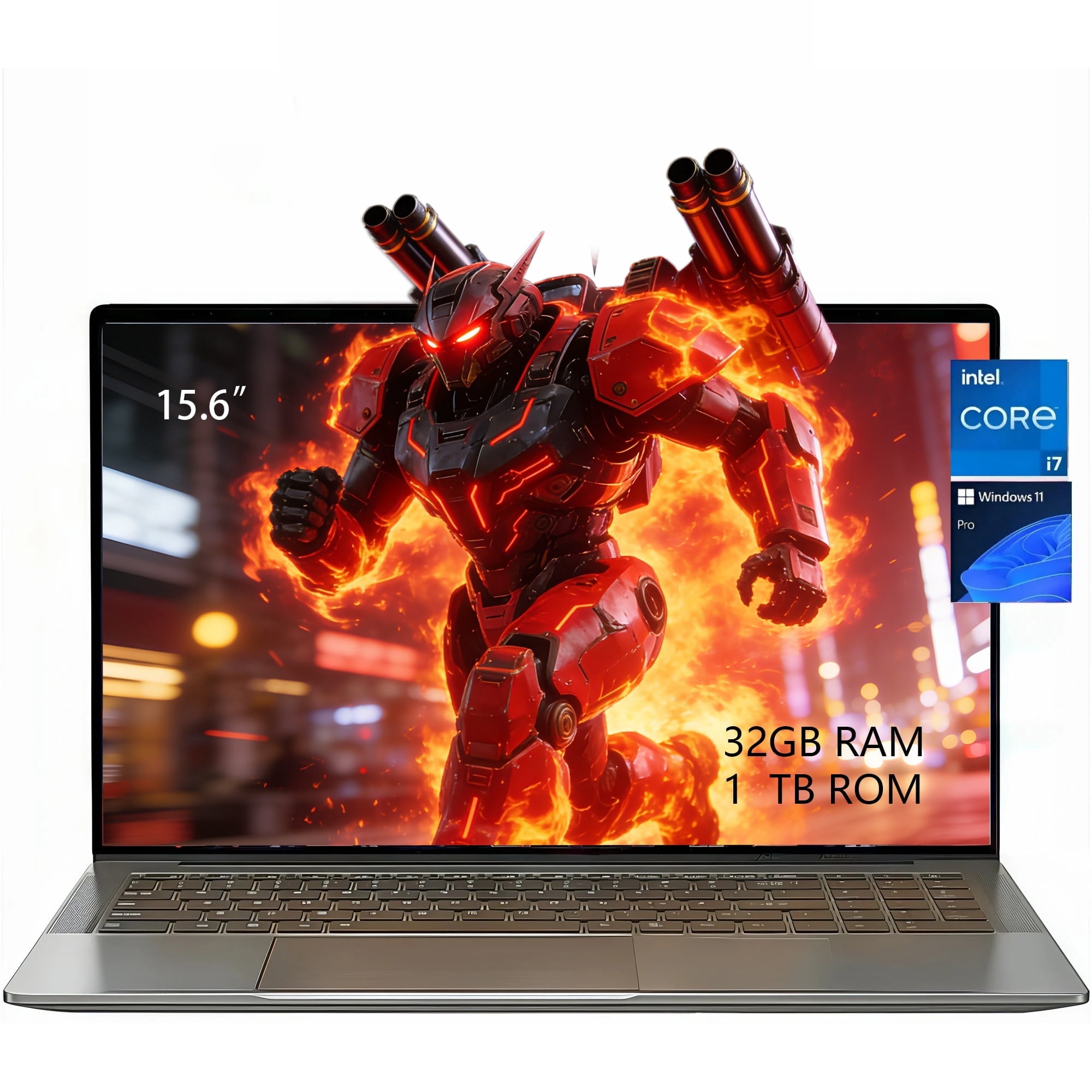 TOEMAAGICE Laptop Intel Celeron N95 16GB 512GB 15.6'' FHD Windows