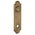 thumbnail image 1 of Baldwin R032050PS Arch Passage Rosettes - Satin Brass and Black, 10.53 in., 1 of 1
