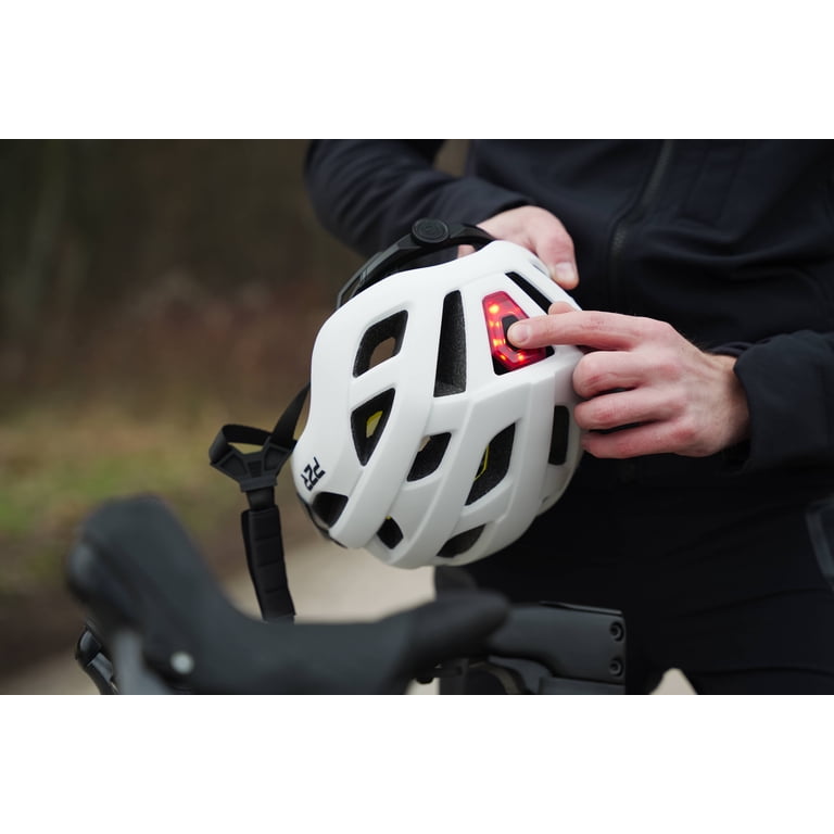 P2R Adult Road Bike Helmet with Mips , Mag-Lens,Magnetic Rear Light, White  (55-58CM) - Walmart.com