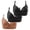 Beige, variant on Women's cotton Watermelon Red nylon underwear Women Sexy Lace Back Button Shaping Cup Adjustable Shoulder Strap Large Size Bra