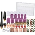 thumbnail image 1 of 63PCS TIG Welding Torch Stubby Gas Lens #10 Glass Cup Kit for WP-17/18/26, 1 of 9