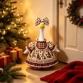 thumbnail image 6 of Qwtwty Christmas Goose Decor Outfit for 23" Lawn Statue, Funny Porch Goose Costume for Yard Lawn Outdoor Garden Patio Xmas Holiday Decor, 6 of 8