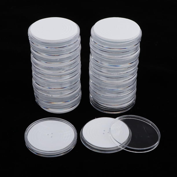 Leuchtturm Cápsulas De Monedas De 38 Mm – Pack De 10 Fundas De Plástico Transparente, Protección Antirrayas Para Coleccionistas De Monedas