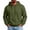 A05-Army Green, variant on Zysthvn Casual Hoodies for Men for Winter Pullover Thick Mens Sweatshirt Hoodie Basic Drawstring Long Sleeve Solid
