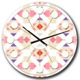 thumbnail image 1 of Designart 'triangulaire Rétro Design Vii Milieu du Siècle Moderne Horloge Murale, 1 of 1