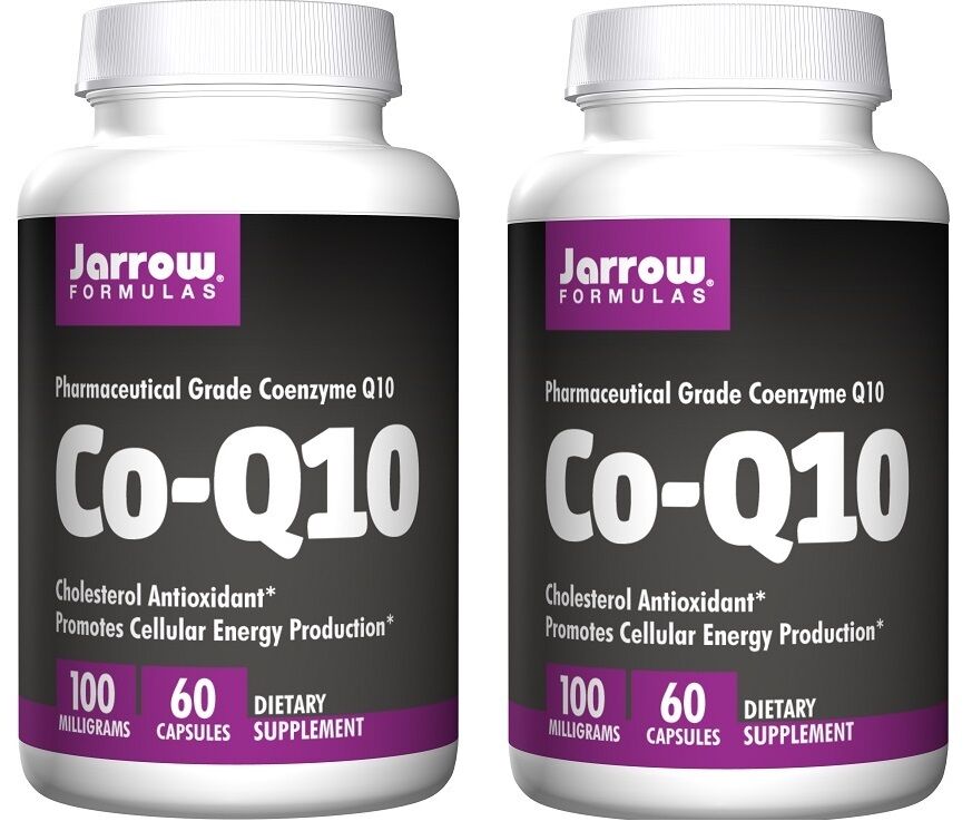 Jarrow Formulas CoQ10 100 MG, 60 Capsules 2 Packs