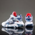 thumbnail image 6 of Men's Breathable Mid-Top Basketball Sneakers - Upper & Rubber Sole All-Season Sports Shoes with Cushioned Insole, Gym, Casual Wear - Random Color Sole Patterns Suitable for All-Season Wear, 6 of 9