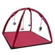 thumbnail image 2 of Tienda plegable para gatitos, alfombra lavable para mascotas, ayuda a los gatos a hacer ejercicio, estera de juego, centro de actividades para gatos, Rojo, 2 of 10