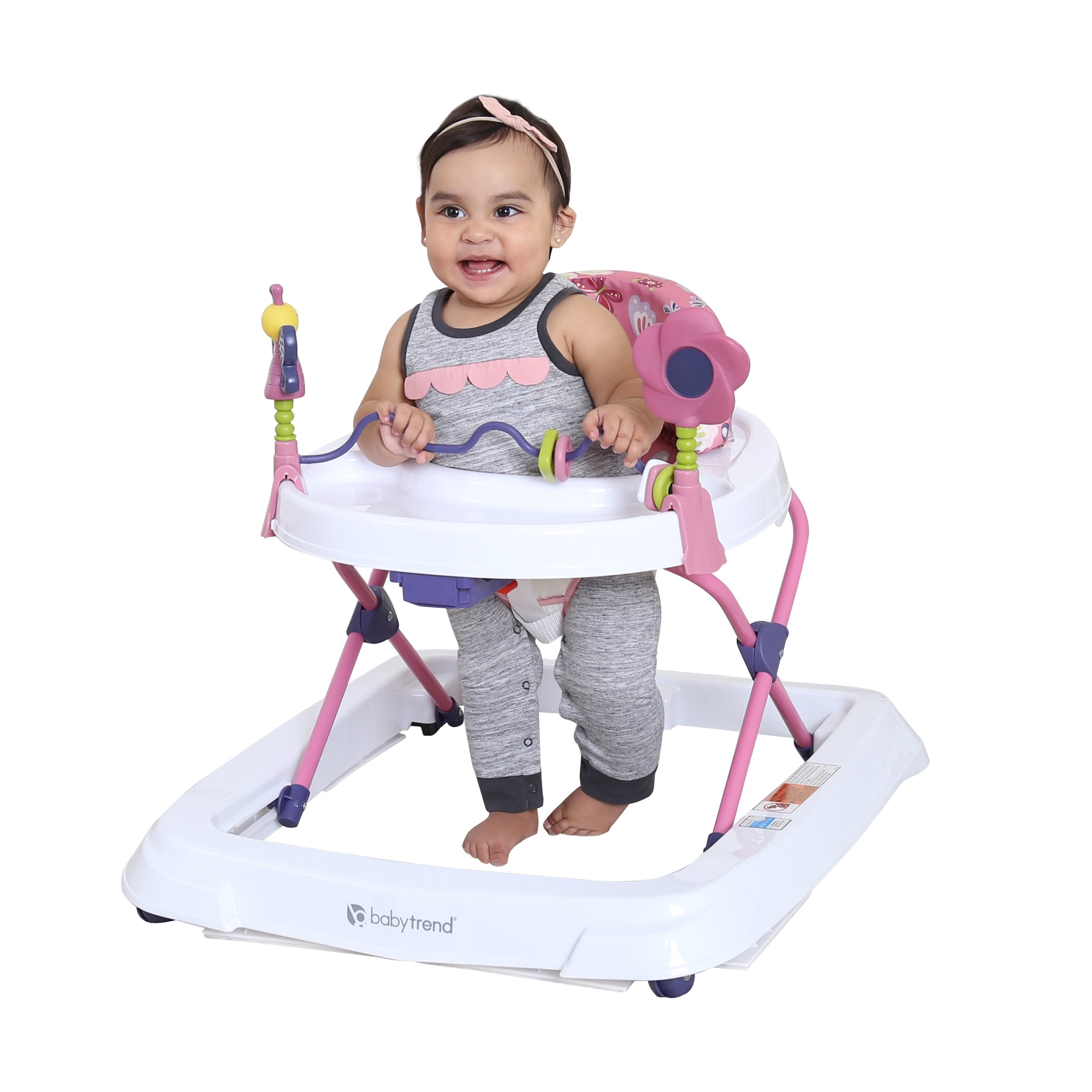 Baby Trend Smart Steps 3.0 Portable Infant Activity Walker with Interactive Zoo Toys Zoo ometry Walmart