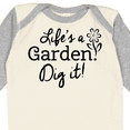 thumbnail image 4 of Inktastic Life's a Garden, Dig It Boys or Girls Long Sleeve Baby Bodysuit, 4 of 5