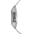 thumbnail image 3 of Reloj pulsera digital Casio A158 con correa de acero inoxidable color plateado - fondo gris/negro, 3 of 6