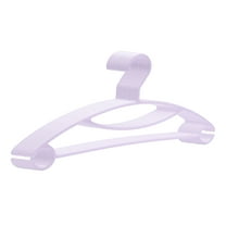 Unique Bargains Non-Slip Space Saving Clothes Hangers 10 Pack Light Purple