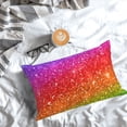 thumbnail image 3 of Salouo Colorful Glitter Pattern Pillow Cases,1PC Pillow Covers with Envelope Closure Decorative Pillow Case for Bed Couch,Pillows Not Included-20"x30", 3 of 6