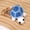 Blue, variant on Handmade Crochet Turtle Keychain, Polyester Yarn Knitted Tortoise Bag Charm Key Pendant