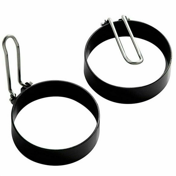 Meitianfacai Egg Rings, 3'', Nonstick, Stainless Steel Egg Rings For Frying Eggs and Egg Mcmuffins, Egg Mold For Breakfast, Mini Pancakes, and Eggs