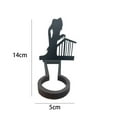 thumbnail image 2 of Candelabro de Halloween de terror HBASD, candelabro de metal con forma de vela de té, decoración de Halloween (A), 2 of 7