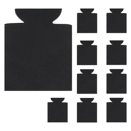 

10PCS Neoprene Beer Can Cooler Drink Cup Sleeve Insulator Wrap Cover New Black