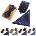 thumbnail image 2 of Cravate pour Homme Jacquard Paisley avec Poche et Nœud Papillon, 2 of 6