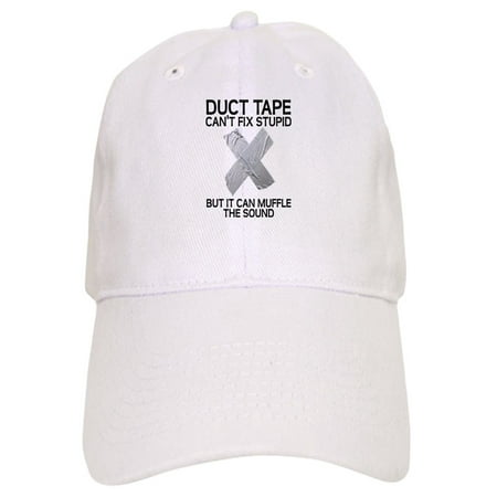 CafePress - Duct Tape Fix Stupid Muffle The Sound Hat - Printed Adjustable Baseball Cap