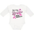 thumbnail image 3 of Inktastic For My Grandma-breast Cancer Awareness Boys or Girls Long Sleeve Baby Bodysuit, 3 of 5