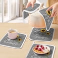 thumbnail image 5 of Sunflowers Pot Holders for Kitchen Heatproof Potholder, 5 Pack Modern Bee You Are My Sunshine Grey Hot Pads Multipurpose Oven Pads Cloth Potholders Trivet for Cooking Baking, 5 of 8