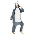thumbnail image 2 of Très Chic Mailanda Wolf Onesie Pajamas for Adult Unisex Sleepwear for Women and Men, 2 of 7