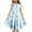 Multicolor5, variant on Pounoo New Kids Dresses Girls Girl Summer Flower Print Short Sleeve Ruffled Pockets Round-Neck Printed Dress For Kids Girls Dresses 7-8