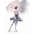 thumbnail image 2 of Valle, Aimee Del 19x24 Black Ornate Wood Framed with Double Matting Museum Art Print Titled - Ballet I, 2 of 4