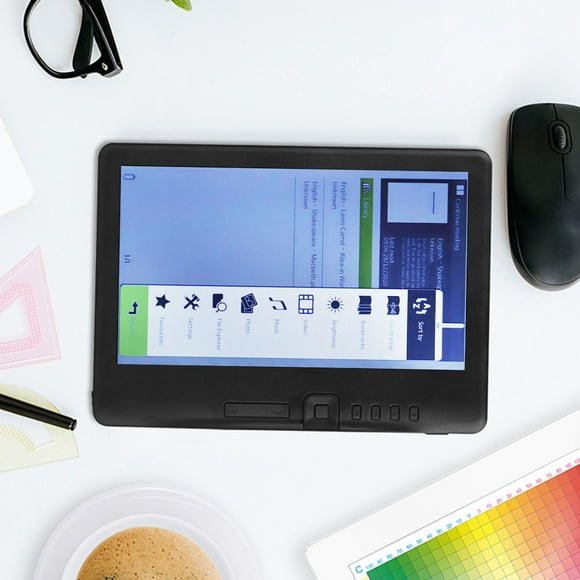 E Reader, 16:9 Electronic Book Reader With 7in Color TFT LCD Screen, HD 800x480 E Reader With Protective Cover, E Paper For EPUB PDF TXT, Support Up To 16GB Memory Card Expansion
