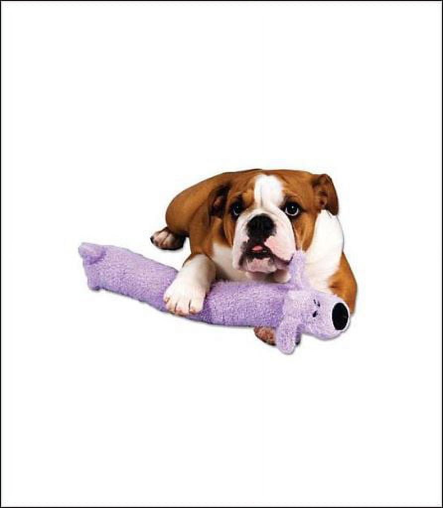 Multipet Loofa Dog Plush Dog Toy 3-Piece Squeaky & Plush, Multicolor
