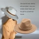 thumbnail image 2 of Sombrero Fedora Unisex Minnieouse Sattin Ala Ancha Bronceado Suave, 2 of 6