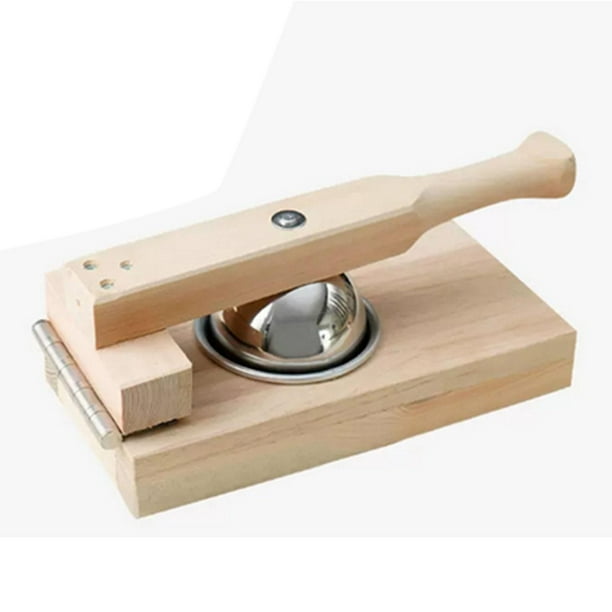 Máquina para hacer mochi con cáscara, máquina para hacer bolas , prensadora de madera para hacer dumplings, máquina para hacer wonton, máquina