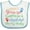 White and Blue, variant on Inktastic Volleyball Player Like Daddy Boys or Girls Baby Bib