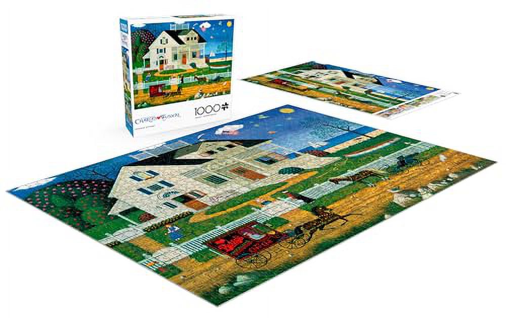 Buffalo Games Charles Wysocki Pickwick Cottage 1000-Piece 26.75 x 19.75-Inch Interlocking Jigsaw Puzzle for Adults Ages 14+