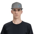 thumbnail image 4 of ZICANCN Tree Earth Environment Baseball Caps, Trucker Hats for Men And Women, Adjustable Breathable Flat Caps, Gray, 4 of 6