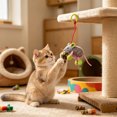 thumbnail image 4 of Zeiyignr Interactive Cat Toy, Hanging Plaything for Indoor Cats, Encourages Independent Play and Reduces Boredom Fun, 4 of 6