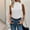 MA-White, variant on VKOYWKM Women's Tank Tops Mock Turtleneck Sleeveless Tops Slim Fit Solid Color Ribbed Knitted Tops Dressy Casual Summer Tank Tops
