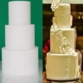 thumbnail image 3 of HEVIRGO Foam Layer Cake Dummy DIY Fondant Party Modelling Craft Mould Kitchen Accessory,10inch#, 3 of 9