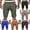 Army Green, variant on PUMISAS Cargo Shorts For Men Elastic And Adjustable Waistband Pants Summer Solid Color Button Up Pants Casual Loose Half Length Athleisure Shorts With Pockets