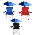 thumbnail image 5 of Camping Chairs with Shade Canopy for Adults Foldable Portable Canopy Chair Folding Lawn Outdoor Chair with Canopy for Beach Camping Support 220 LBS Blue, 5 of 13